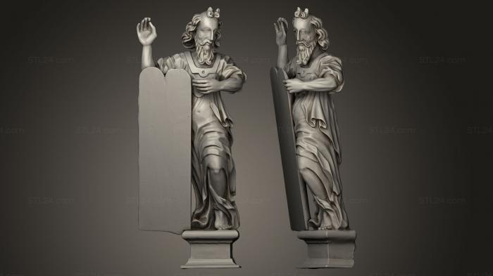 Статуи религиозные (Жеба Можеш, STKRL_0017) 3D модель для ЧПУ станка